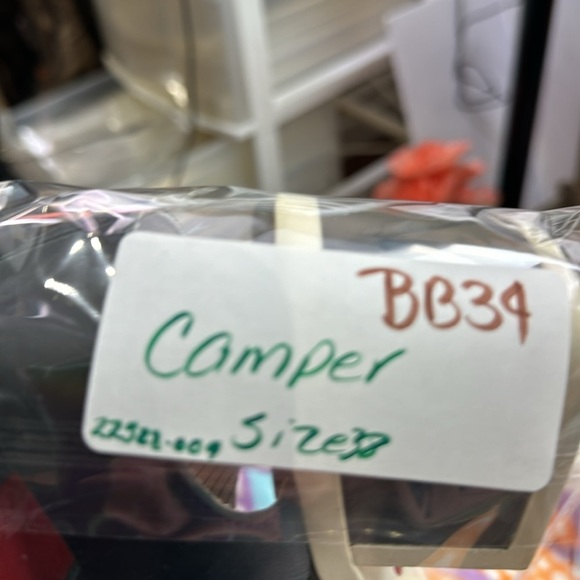 Maude by Camper navy open toe chunky heel sandal - Picture 12 of 12